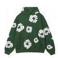 Flower Printed Hoodie